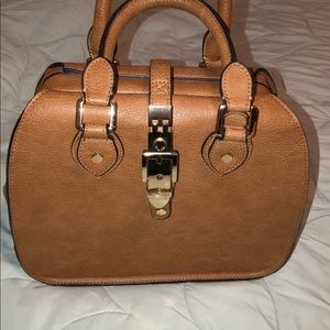 Gorg brown leather handbag.  Made in Italy.
